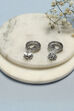 Navy Brass Earrings image number 2