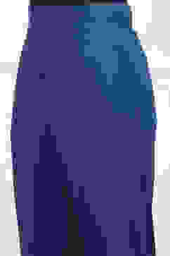 Electric Blue Solid Tapered Relaxed Fit Pants image number 1