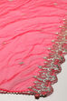 Pink Viscose Silk Unstitched Suit set image number 4