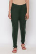 Bottle Green Woolen Leggings image number 3