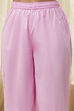 Pink Embroidered Straight Suit Set image number 2