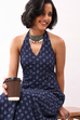 Blue Cotton Kalidar Dress image number 1