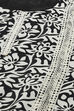 White Black Rayon Unstitched Suit Set image number 2