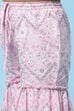 Pink Cotton Viscose Gathered Suit Set image number 2