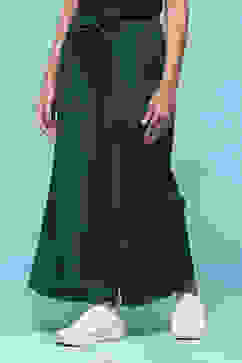 Teal Polyester Solid Pants image number 2