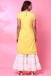 Yellow Cotton Sharara Kurta Sharara Suit Set image number 8