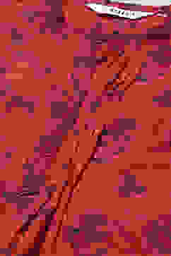 Maroon Cotton Flared 3 Piece Set image number 1