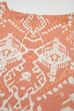 Orange LIVA Straight Printed 2 Piece Set image number 1