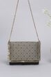 Black Polycotton Ethnic Motif Printed Sling bag image number 2