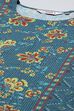 Blue Printed Straight Kurta Regular Pant Suit Set image number 1