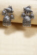 Kundan and Light pink stone long earrings image number 2