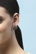 Red and White Gold-Plated Kundan Studded Studs image number 3