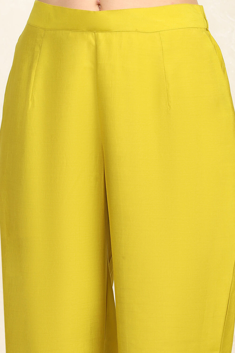 Mustard Silk Blend Unstitched Suit Set image number 3