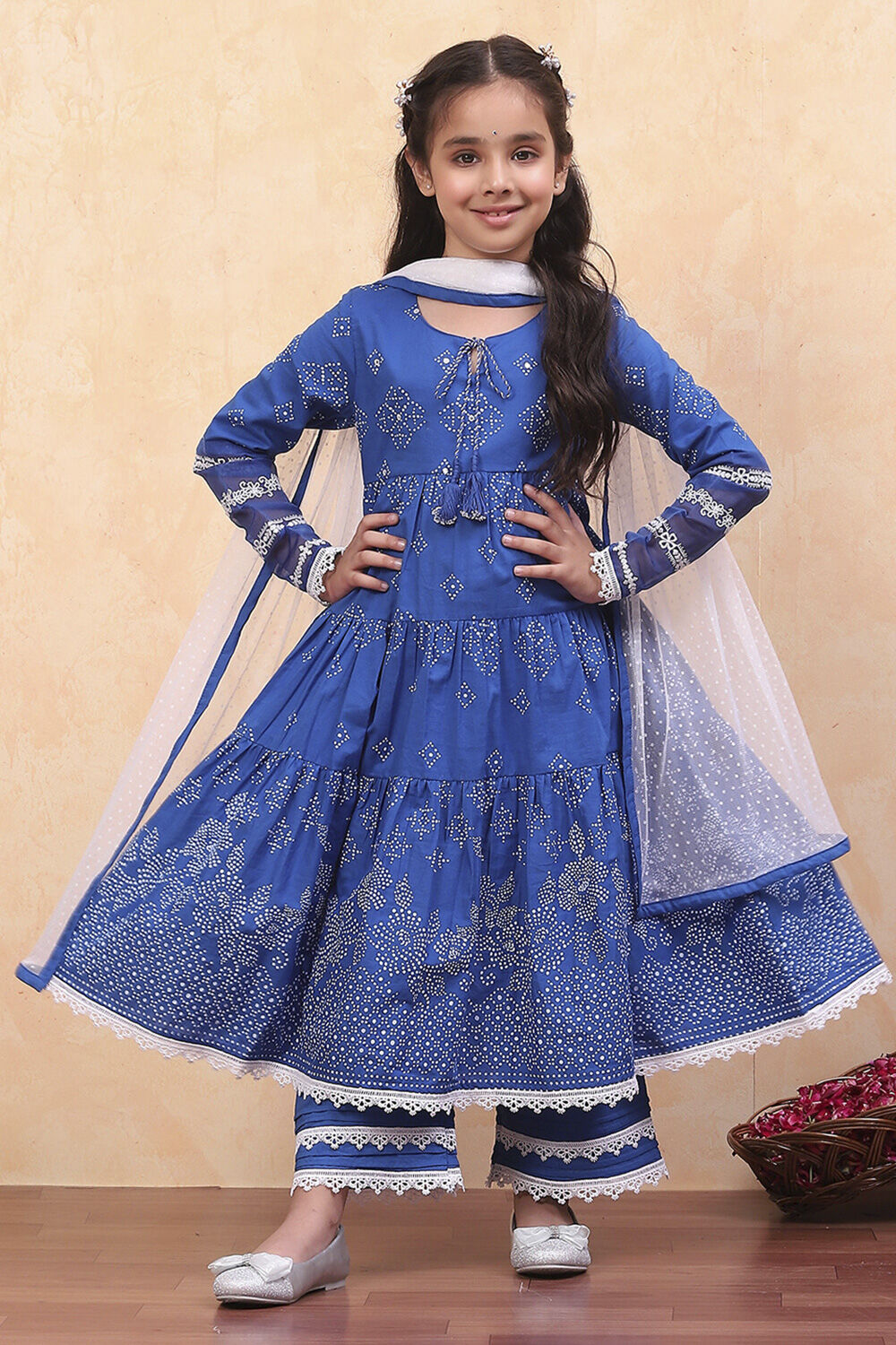 Small girl plazo suit hot sale