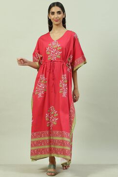 Pink Cotton Printed Nightwear image number 2