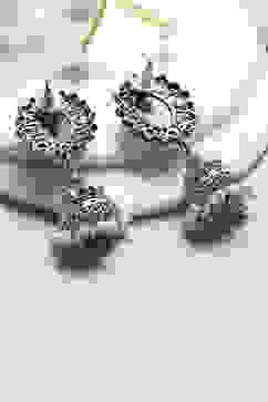 Multicolour Brass Jhumka image number 2