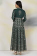 Green Cotton Fusion Dress image number 5