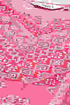 Fuchsia LIVA Straight Printed 2 Piece Set image number 1