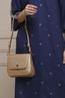 Gold PU Cross Body Bag image number 7