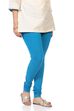 Fuschia Cotton Blend Solid Churidar image number 0