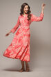 Coral LIVA Straight Printed Dress