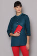Maroon Cotton Lycra Knitted Churidar image number 3