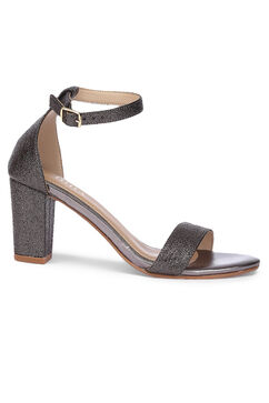 Copper Pu Leather Strappy Heels image number 3