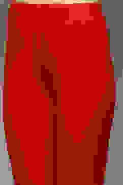 Red Cotton Anarkali Kurta Churidar Suit Set image number 2