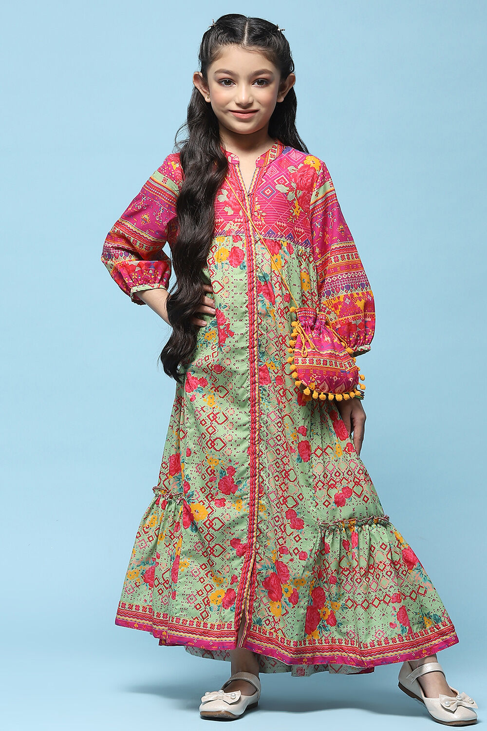 Biba green outlet dress