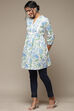 Yellow Cotton Printed Kurti image number 0