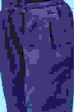 Blue Cotton Solid Pant image number 1