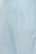 Sky Blue Straight Kurta Slim Pant Suit Set image number 2