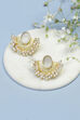 Off White Brass Earrings image number 0