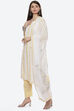 Yellow Cotton Unstitched Suit Set image number 6