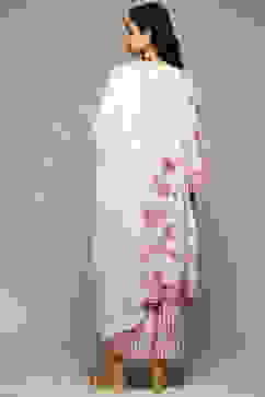 Beige Rayon Straight Kurta Palazzo Suit Set image number 4