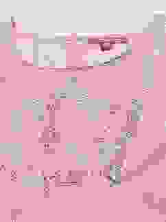 Pink Cotton Blend Flared Kurta Churidar Suit Set image number 1