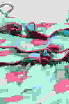 Blue Cotton Straight Printed Jumpsuit image number 1