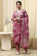 Blue Cotton  Unstitched Suit Set image number 1