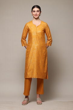 Ochre Rayon Flared 2 Piece Set image number 6