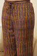 Maroon Cotton Straight Kurta Palazzo Suit Set image number 2