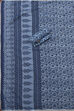 Indigo Cotton Screen Print Unstitched Suit Set image number 3