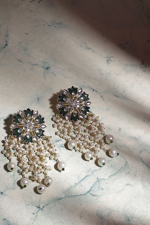 Green Earrings image number 0
