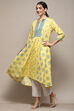 Red Cotton Blend Printed Kurta image number 2