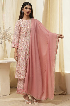 Dull Pink  Dupatta image number 2