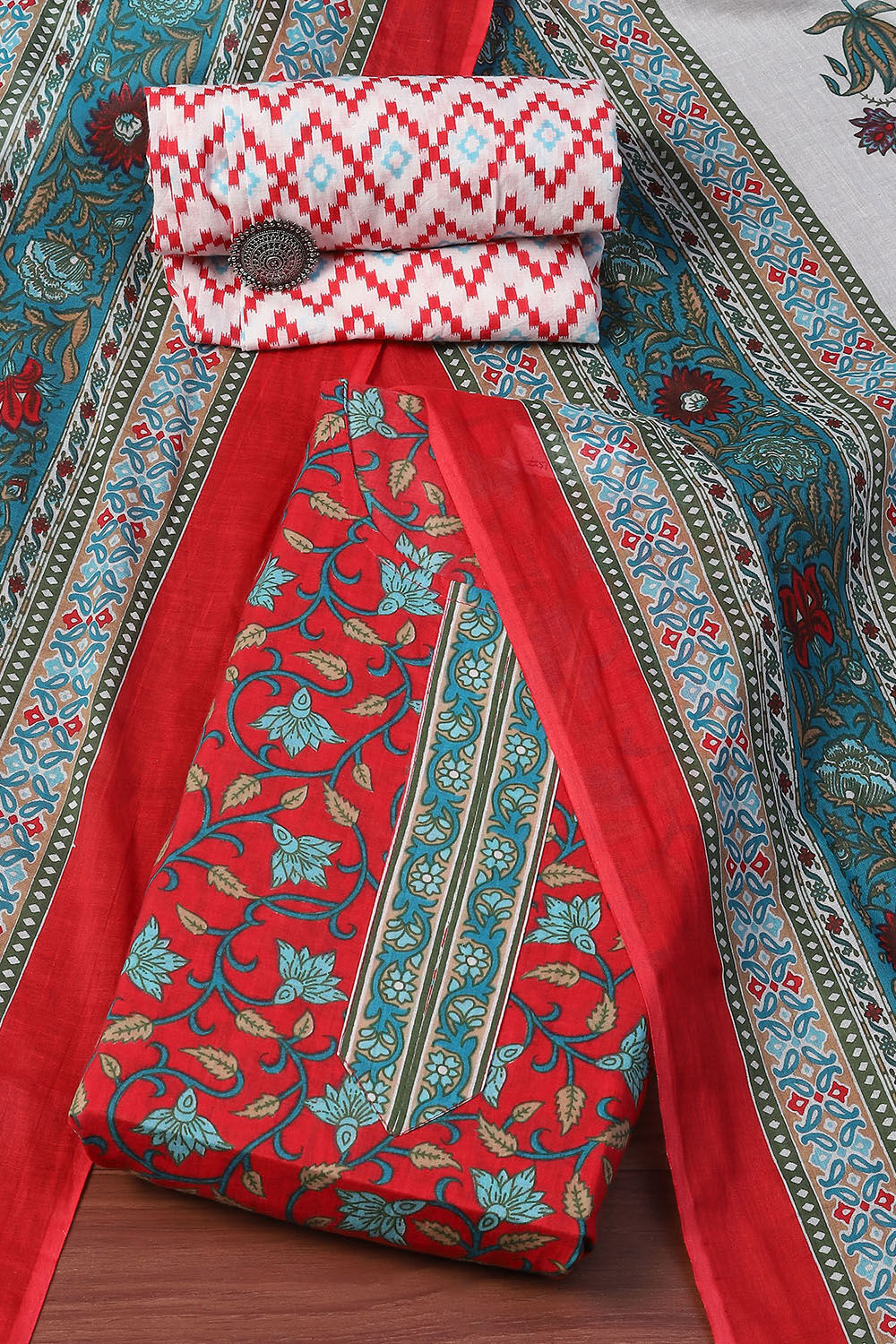Biba dress material unstitched on sale