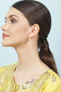 Gold Drop Earrings image number 3