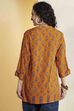 Indigo Viscose Rayon Straight Kurta image number 5