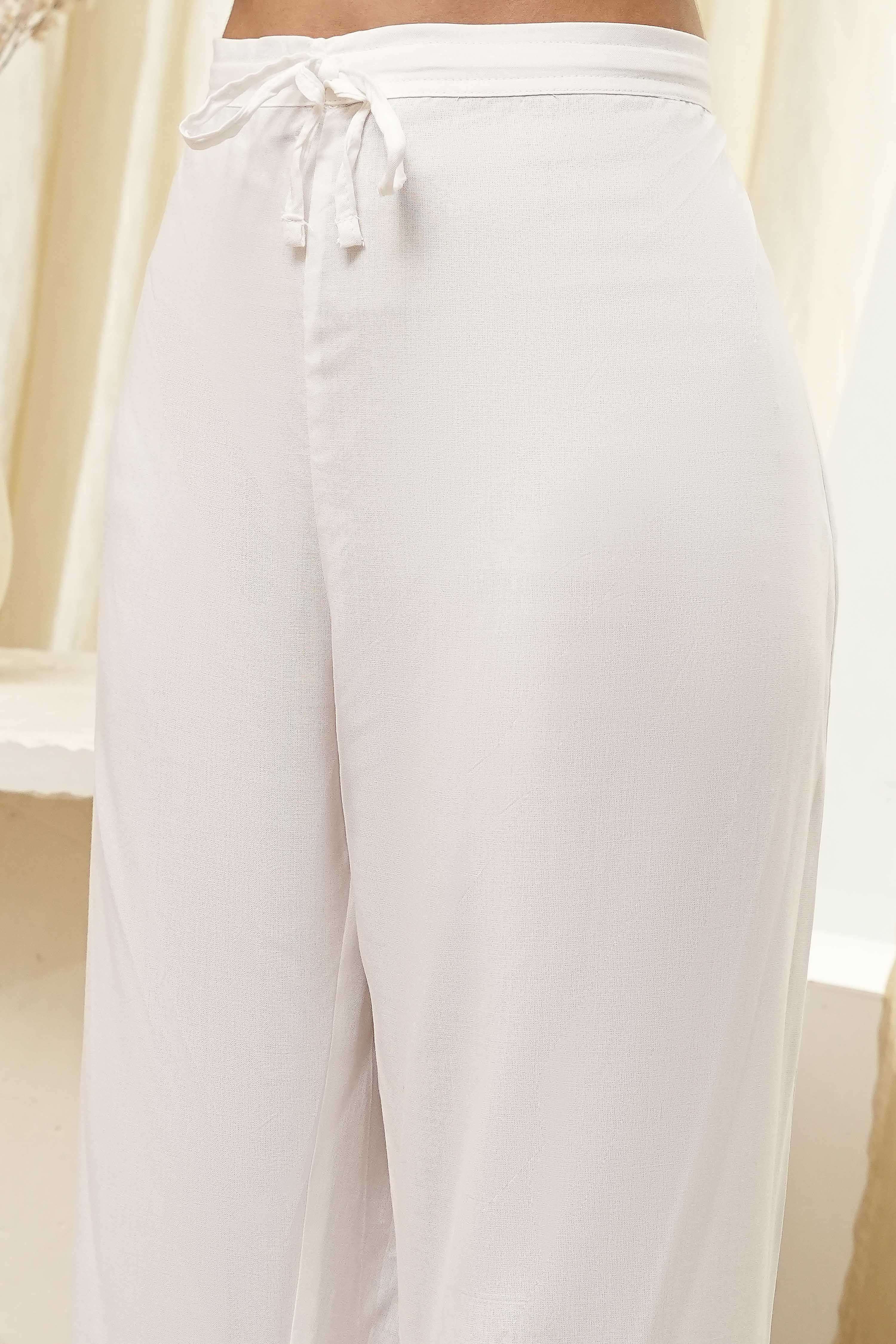 Blue and Pink Straight Suit Set image number 2