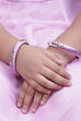 Purple Plastic & Thread Bangles image number 3