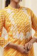 Coral Polyester Straight Kurta image number 6